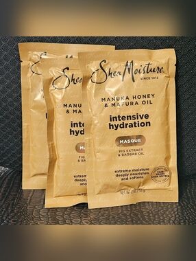 Shea Moisture Manuka Honey & Mafura Oul Intensive Hydration Hair Masque 3 Pc